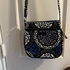 Vera Bradley Canterberry Colbalt crossbody bag.